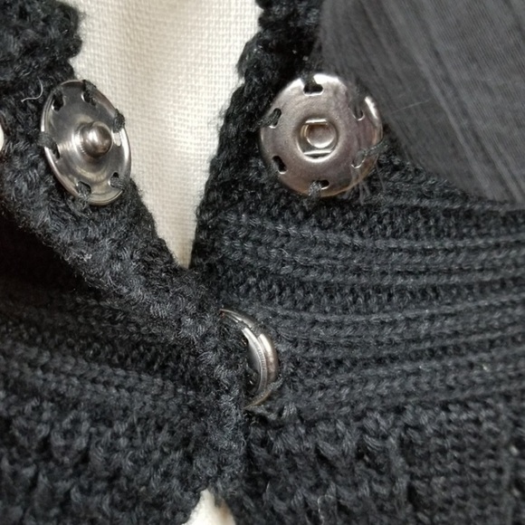 Cache Black Ruffled Cardigan - Picture 12 of 16